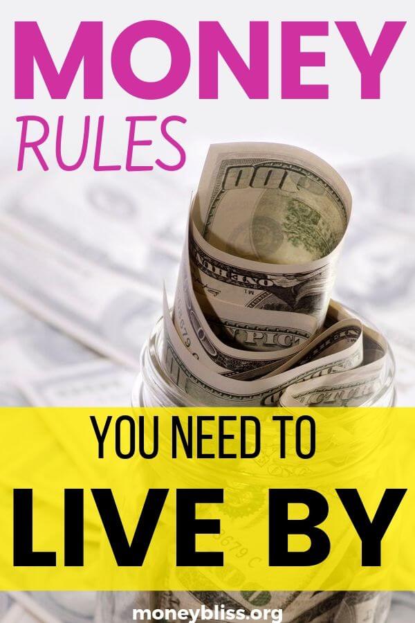 12 reglas del dinero que debes seguir