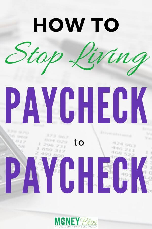 Cómo dejar de vivir de cheque en cheque
