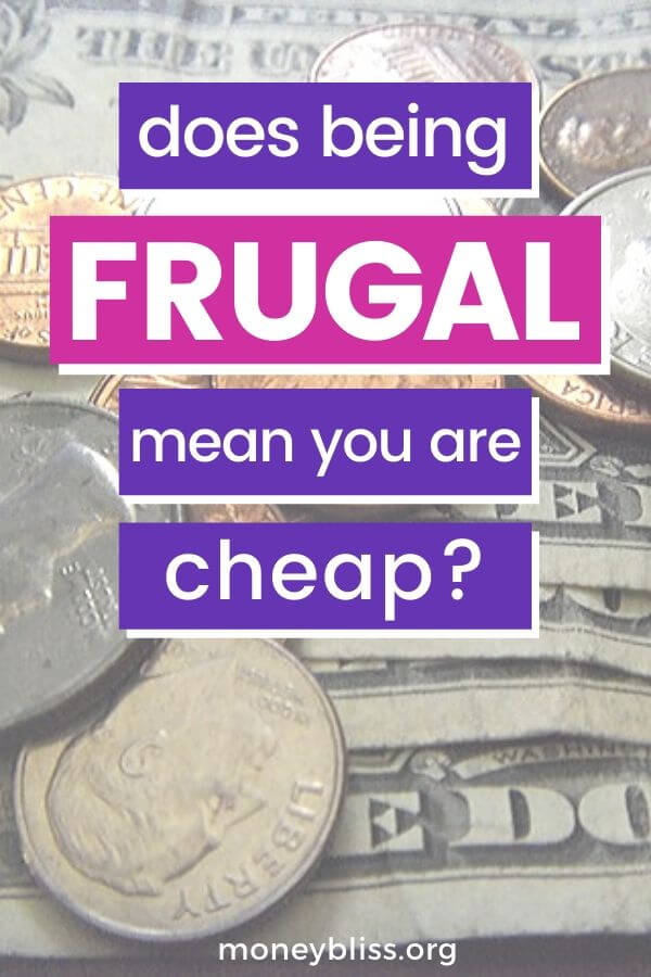 Frugal versus barato: ¿Ser frugal significa ser barato?