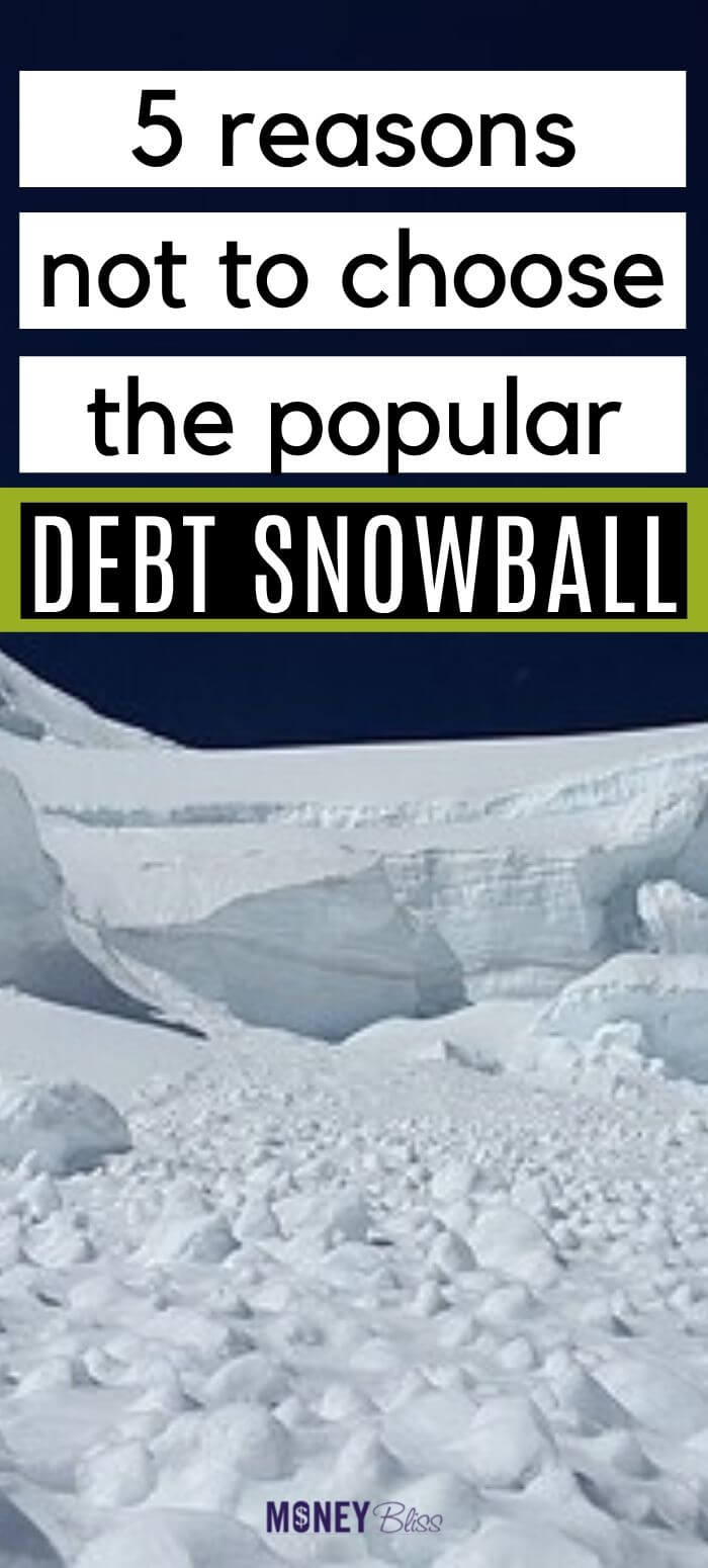 5 razones para NO elegir el popular método de bola de nieve de la deuda 5 razones para NO elegir el popular método de bola de nieve de la deuda