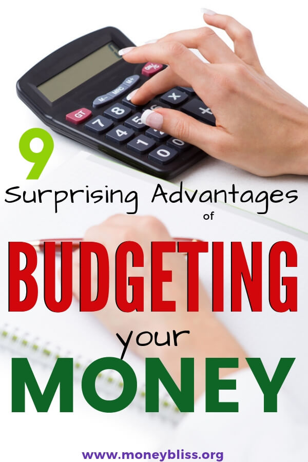 9 beneficios sorprendentes de presupuestar su dinero