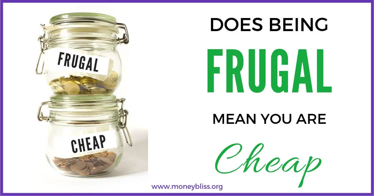 Frugal versus barato: ¿Ser frugal significa ser barato?