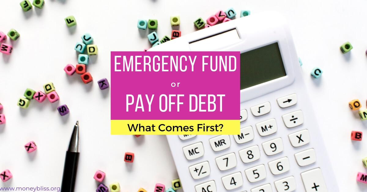 ¿Qué viene primero? ¿Fondo de emergencia o pago de deudas?