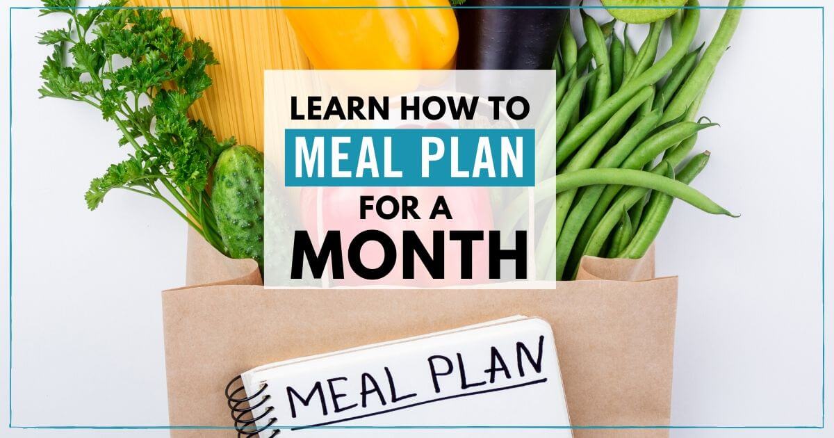 Conviértete en un profesional con Cómo planificar tus comidas durante un mes