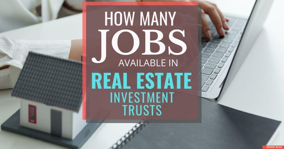 ¿Cuántos puestos de trabajo hay en los fideicomisos de inversión inmobiliaria?