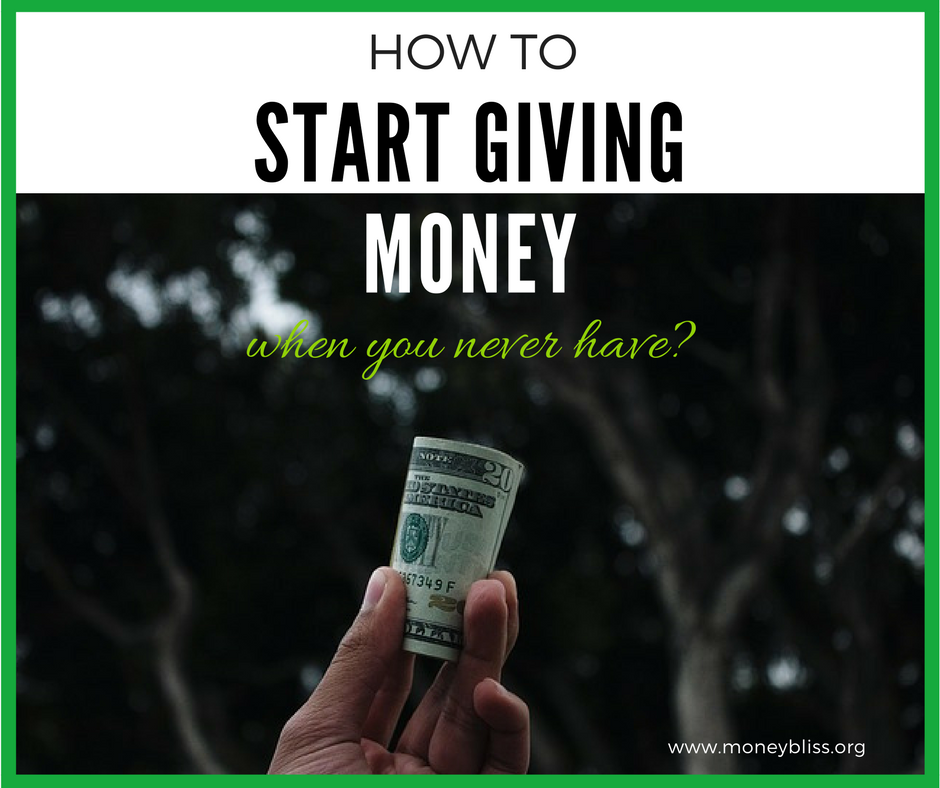 ¿Cómo puedes empezar a dar dinero si nunca lo has hecho antes?