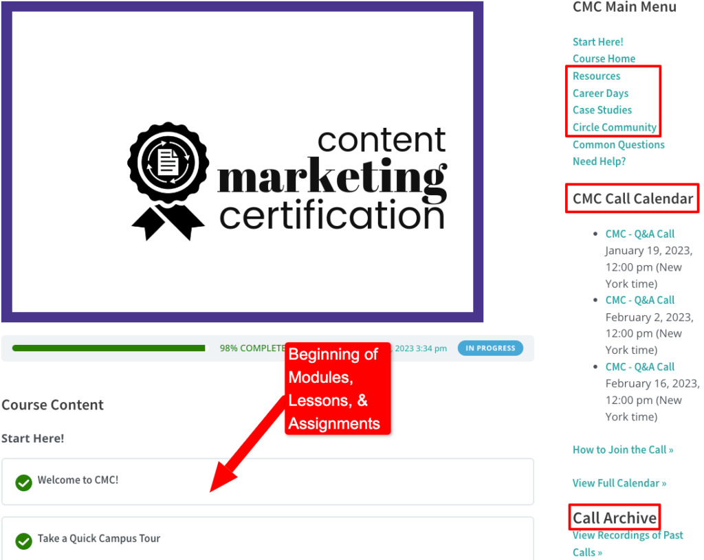 Revisión de la certificación de marketing de contenidos: ¿Vale la pena Smart Blogger CMC?