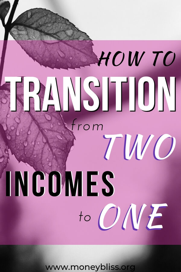 Tener éxito en la transición de dos ingresos a uno