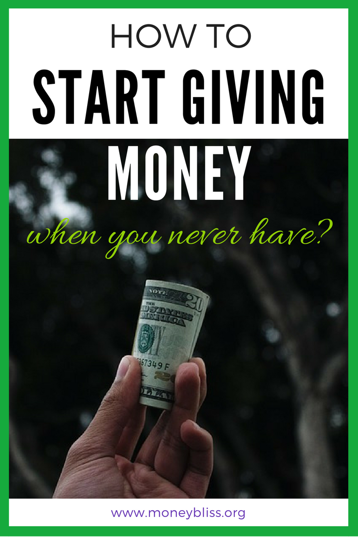 ¿Cómo puedes empezar a dar dinero si nunca lo has hecho antes?