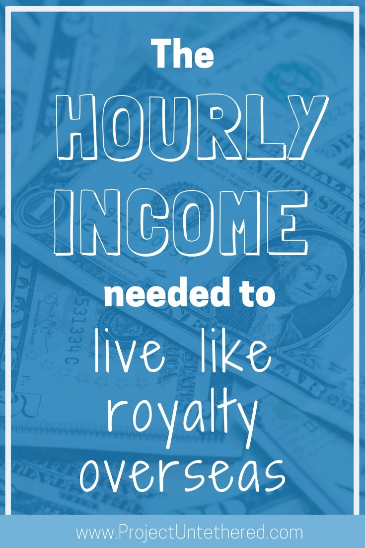 El ingreso por hora que necesitas para vivir como un rey en países baratos en el extranjero