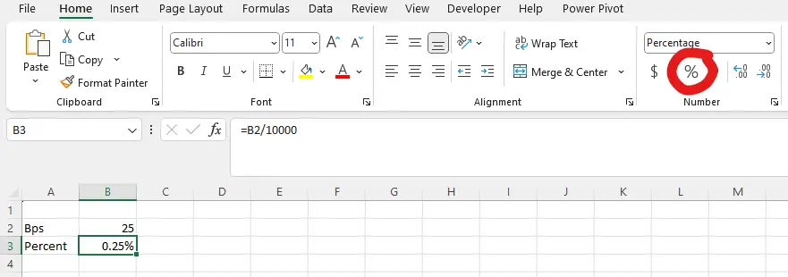 Calculadora de puntos básicos Calculadora de puntos básicos