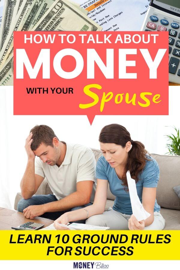Cómo hablar con su cónyuge sobre el dinero