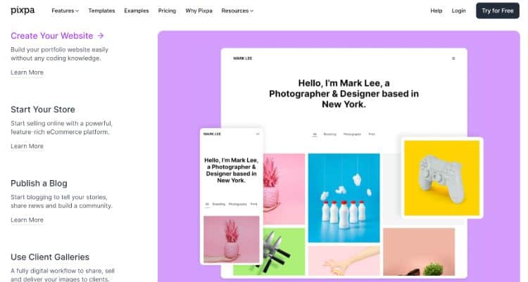 Revisión de Pixpa: ¿Qué tiene para ofrecer este creador de sitios web de cartera?