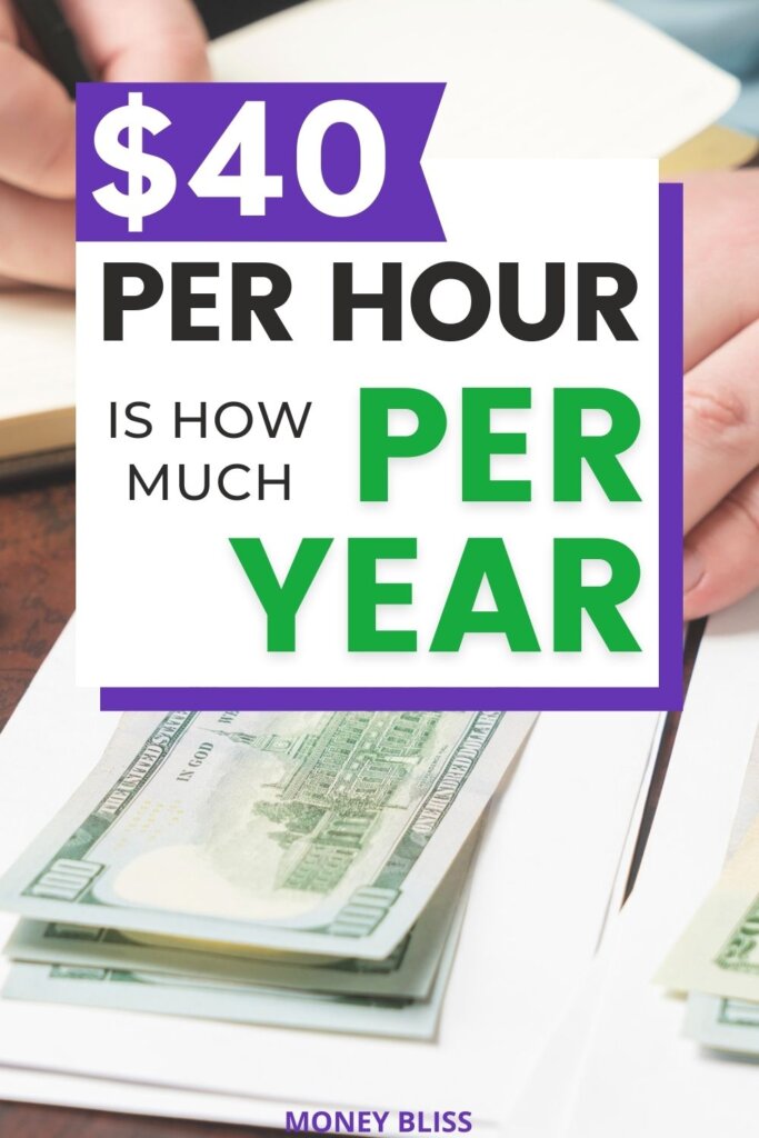 $40 la hora es el ingreso anual anual