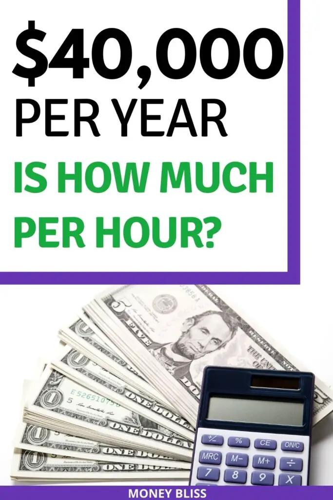 ¿Cuanto cuesta una hora a 40.000 dólares al año? ¿Buen salario o no? ¿Cuanto cuesta una hora a 40.000 dólares al año? ¿Buen salario o no?