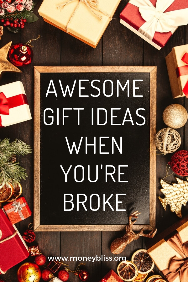 Grandes ideas para regalos cuando estás arruinado