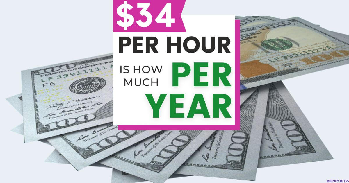 $34 por hora es el ingreso anual anual