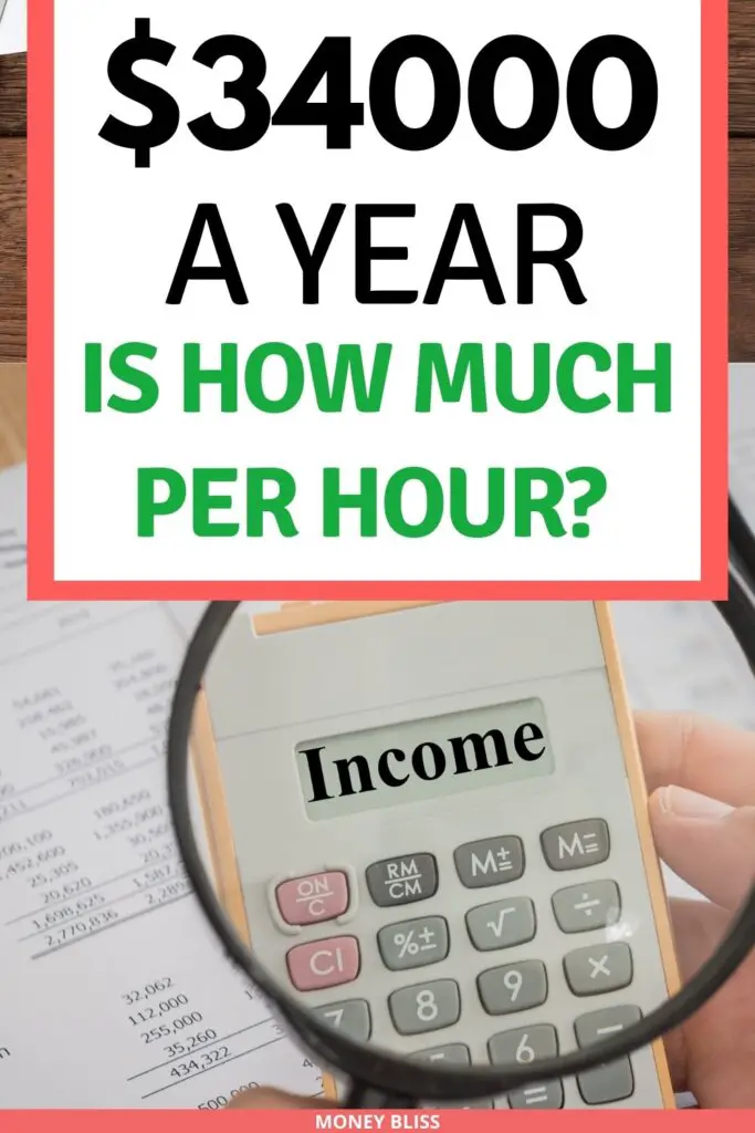 $34,000 al año ¿cuánto es una hora? ¿Buen salario o no? $34,000 al año ¿cuánto es una hora? ¿Buen salario o no?