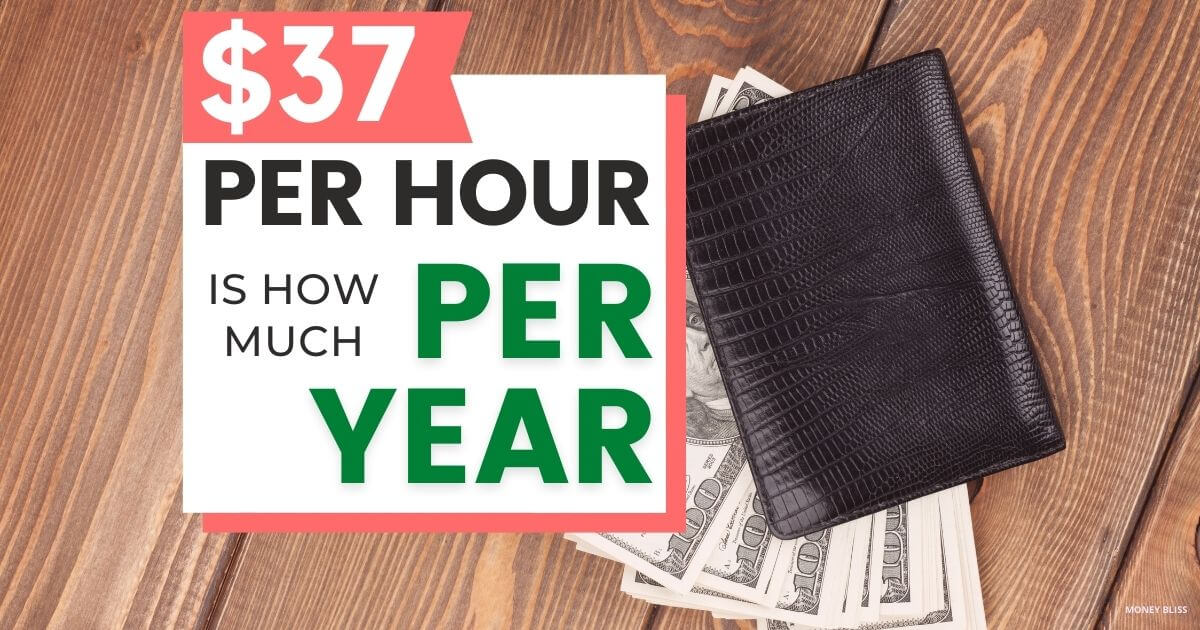 $37 la hora es el ingreso anual anual