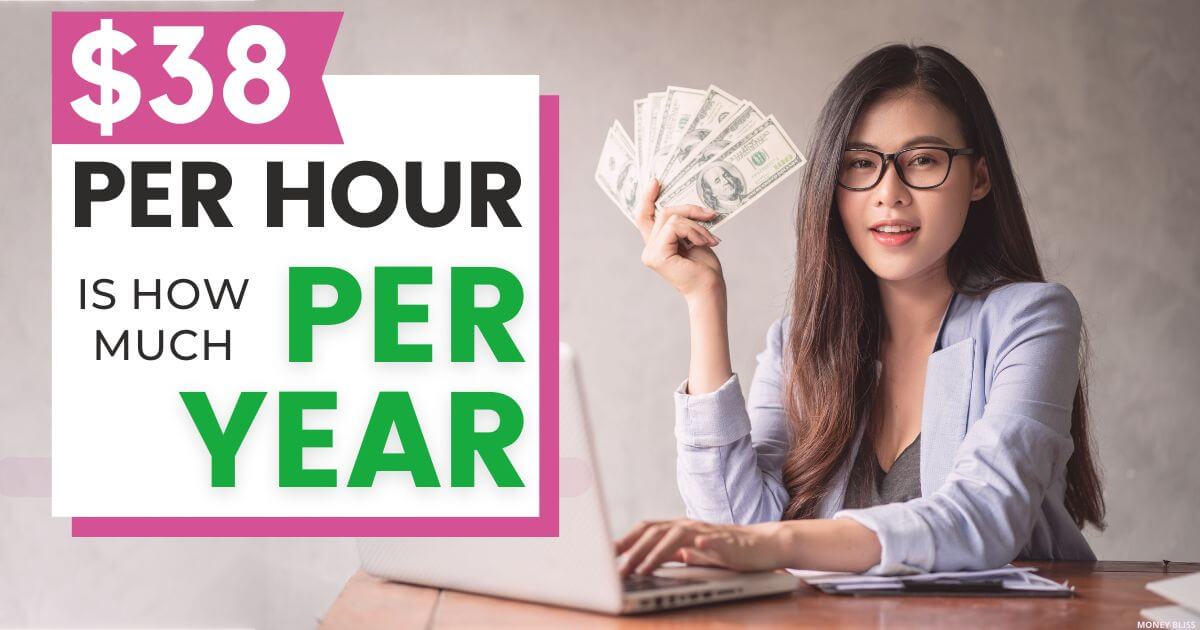 $38 por hora es el ingreso anual anual