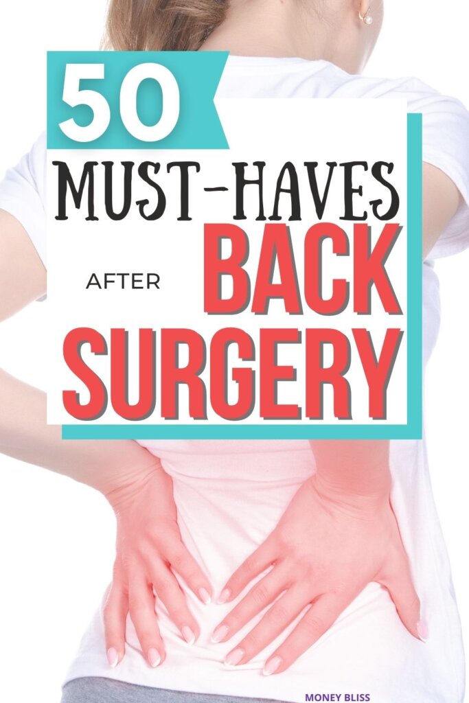 50 elementos imprescindibles después de la cirugía de espalda para la recuperación de la cirugía de columna