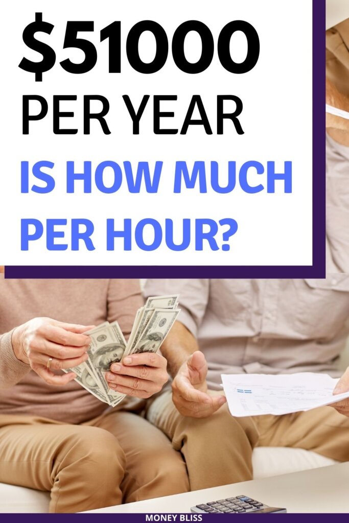 $51,000 por año ¿cuánto es una hora? ¿Buen salario para vivir?