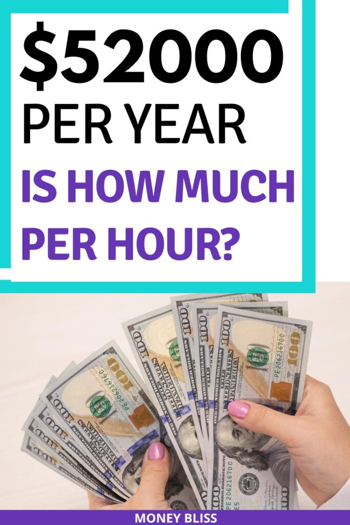 $52,000 al año ¿cuánto es una hora? ¿Son buenos 52.000 al año?