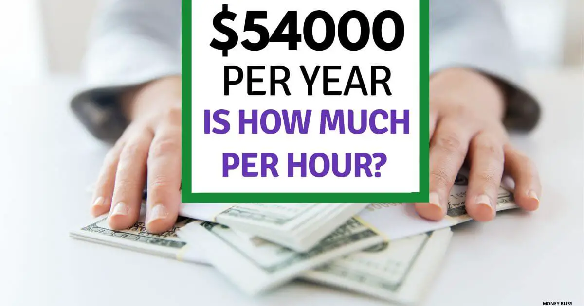 ¿Cuánto cuesta una hora a 54.000 dólares al año? ¿Buen salario para vivir?