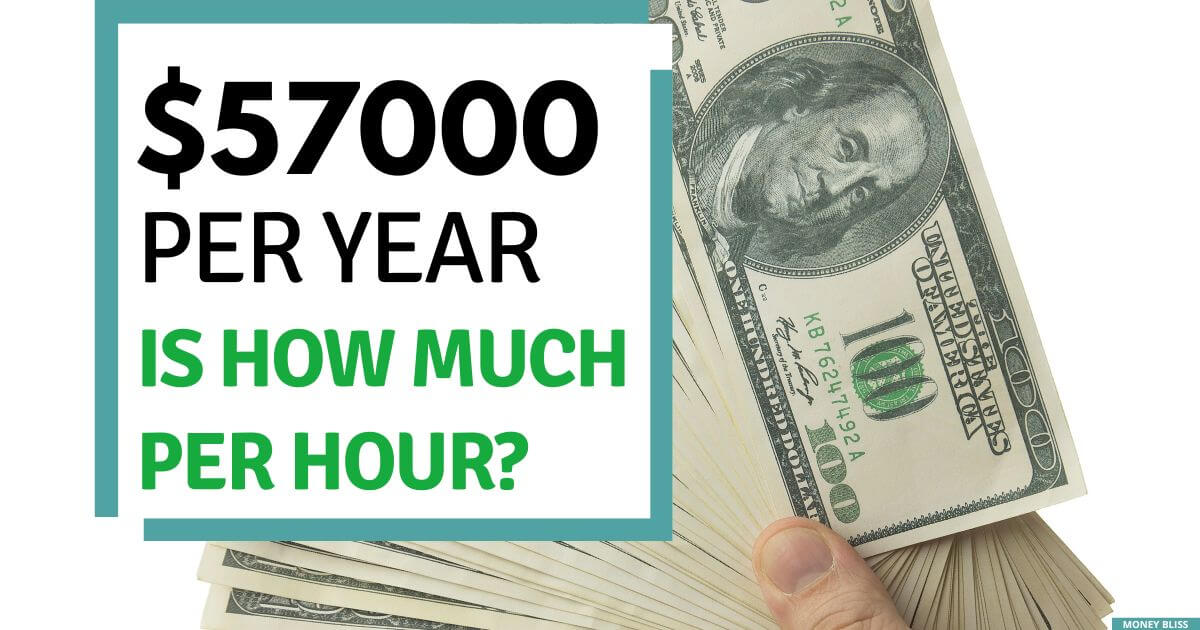 ¿Cuánto cuesta una hora a 57.000 dólares al año? ¿Buen salario o no?