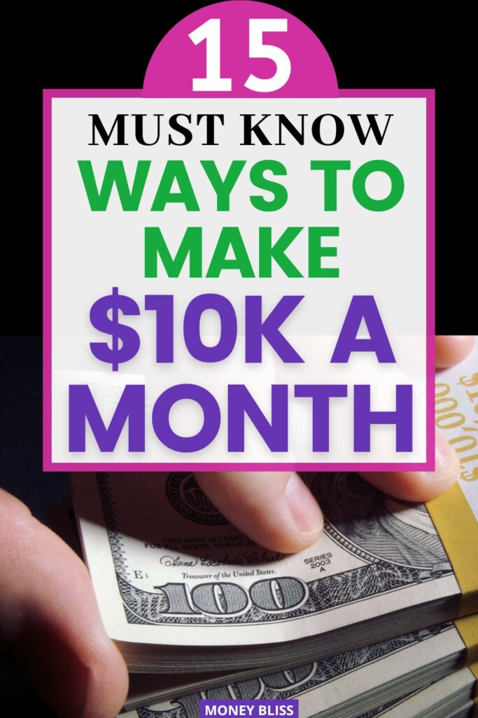Cómo ganar $10,000 al mes: el [Quickest] Formas de empezar