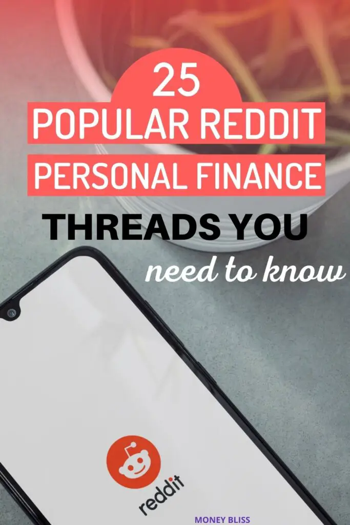 Los 25 mejores hilos de Reddit sobre finanzas personales que necesitas saber Los 25 mejores hilos de Reddit sobre finanzas personales que necesitas saber