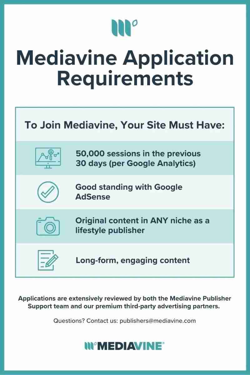 Requisitos de Mediavine (Guía actualizada en 2023)