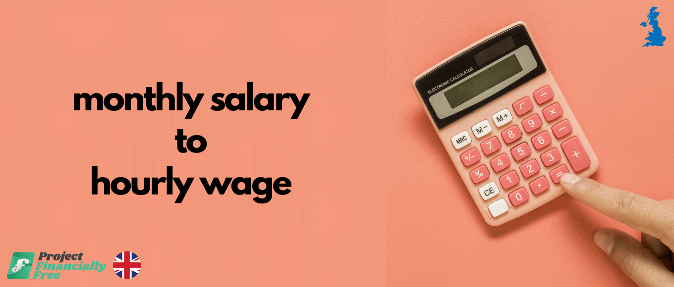 Calculadora de salario mensual a hora (Reino Unido)