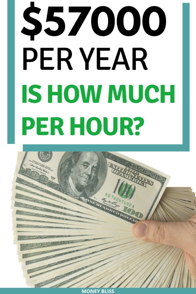 ¿Cuánto cuesta una hora a 57.000 dólares al año? ¿Buen salario o no?