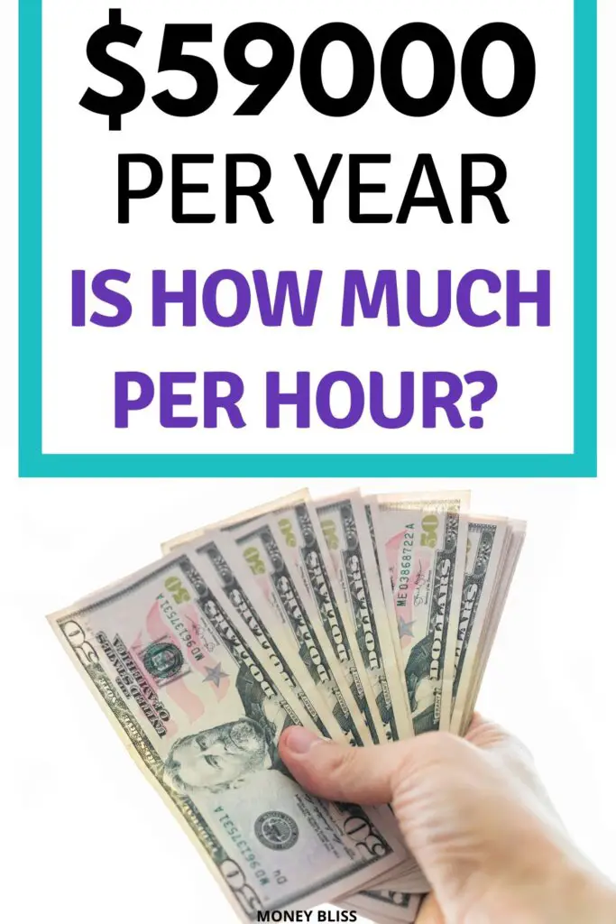 ¿Cuánto cuesta una hora a 59.000 dólares al año? ¿Buen salario o no? ¿Cuánto cuesta una hora a 59.000 dólares al año? ¿Buen salario o no?