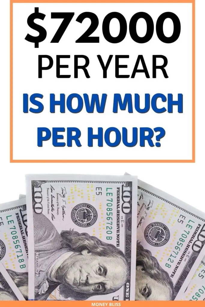 ¿Cuánto cuesta una hora a 72.000 dólares al año? ¿Buen salario o no? ¿Cuánto cuesta una hora a 72.000 dólares al año? ¿Buen salario o no?